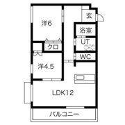 ハイツ沢添の間取り画像