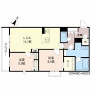 シャーメゾン オルテンシアの間取り画像