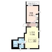 フーガ新百合の間取り画像