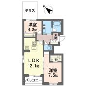 サンベレオ大倉山IIIの間取り画像