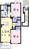 シーズンズ コンフォートⅡの間取り画像