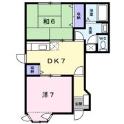 グリーンハイツBの間取り画像