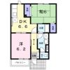 ガーデンハイム今古賀の間取り画像