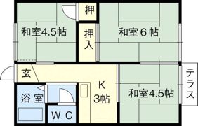 ハイツ松本の間取り画像