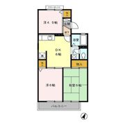 ロイヤルタウン泉 Cの間取り画像