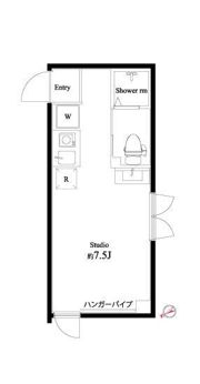 VARY｀s北千住の間取り画像
