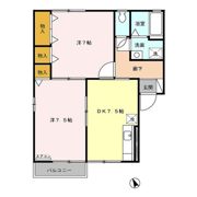 フォンティーヌ白銀 Bの間取り画像