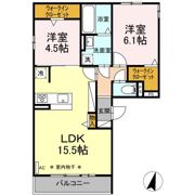 D-ROOM沖ノ橋の間取り画像