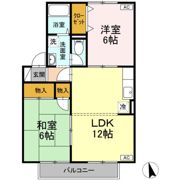 エスポワール米原 B棟の間取り画像