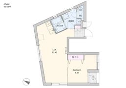 ウノビスタ鶴見Aの間取り画像