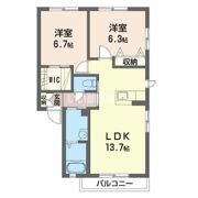 カーサ・ベルデBの間取り画像