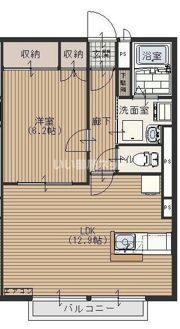コンフォート征矢町の間取り画像