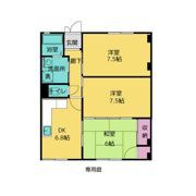 パレス富士湘南の間取り画像