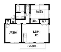 ハピネス82の間取り画像