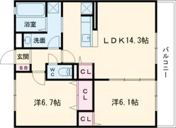 シャルマンフォートⅢの間取り画像