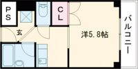 永代町壱番館の間取り画像