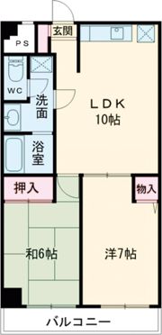 サニーガーデンの間取り画像