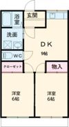 サンエイハイツの間取り画像