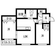 旭ヶ丘ヒルズの間取り画像