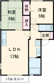 ディアス西舞子の間取り画像