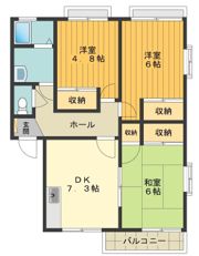 ストークヴィレッジBの間取り画像