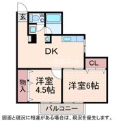 第1新見ハイツの間取り画像