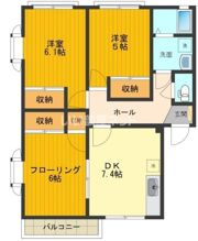 ストークヴィレッジAの間取り画像