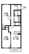 EliseⅢの間取り画像