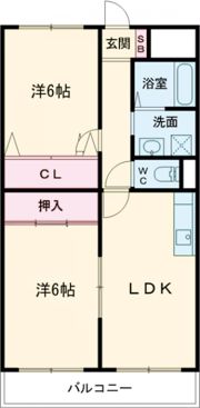春日丘マンションの間取り画像