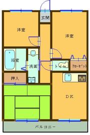 蒲田ハイツの間取り画像