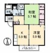 さくら A棟の間取り画像