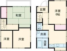 阿部貸家の間取り画像