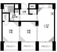 コート向ヶ丘の間取り画像