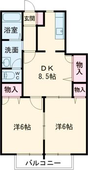 G・Hガーデンハイムの間取り画像