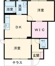 すみれ館Bの間取り画像