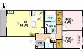 chrysantheme 大鳥の間取り画像