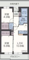 ヴィア フェリーチェの間取り画像