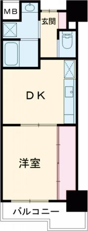コスタレイ神戸三宮の間取り画像