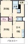 昭郷ツインハイツAの間取り画像