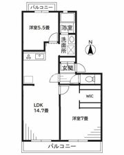 エクセル鷺沼の間取り画像