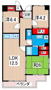 サニーヒル会瀬 2号館の間取り画像