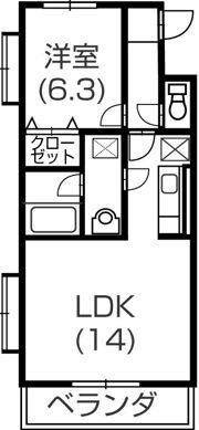 カーサオッティモの間取り画像