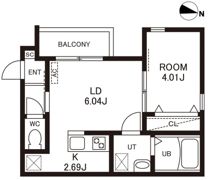 （仮称）Cherim竹下Ⅱの間取り画像