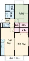 セジュール大町の間取り画像