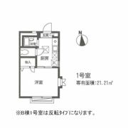 ヴィラ東新宿Bの間取り画像