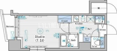 グランド・ガーラ新宿の間取り画像