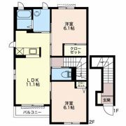 パルティール昭府の間取り画像