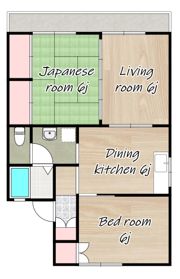 桜の間取り画像