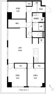 PARK MODERN 西葛西の間取り画像