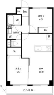 PARK MODERN 西葛西の間取り画像